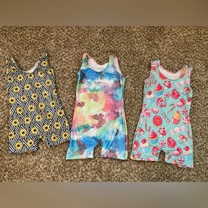 Bundle of Girls Gymnastic Leotards